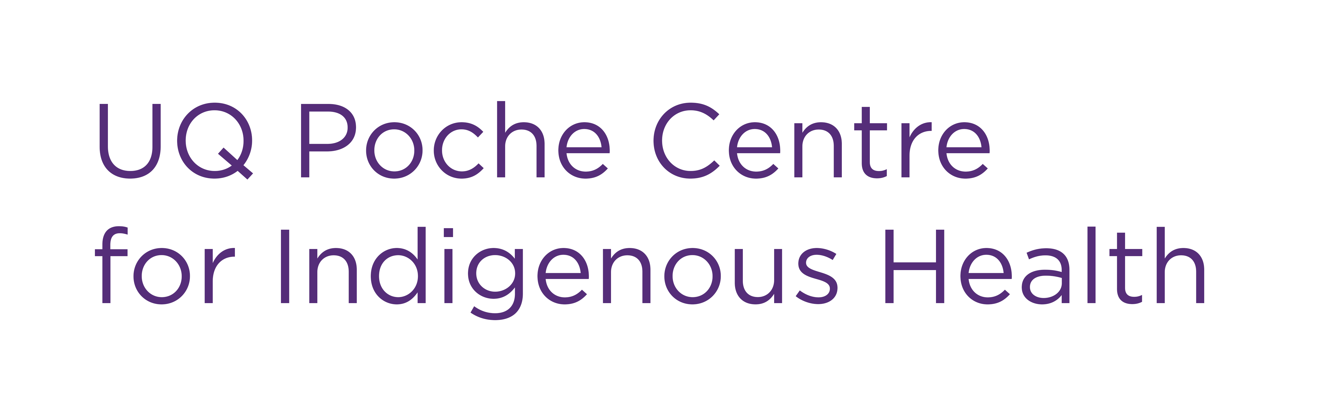 UQ Poche Centre for Indigenous health logo
