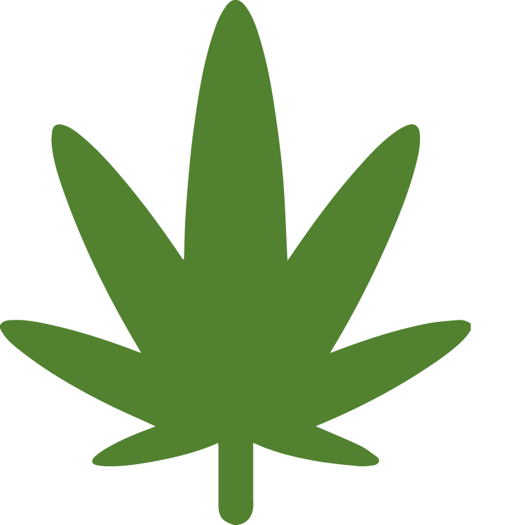 Icon of a cannabis leaf